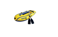 Crogiolo gonfiabile di PVC del gitante giallo della spiaggia, barche gonfiabili della costola per lo sport acquatico fornitore