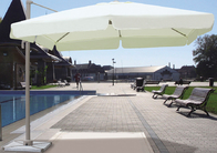 Resistente UV contemporaneo dei parasoli 2.5X2.5m del giardino del singolo patio fornitore