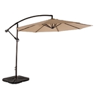 Doppio ombrello 3M Cantilever Parasol Manual del patio del ristorante aperto fornitore