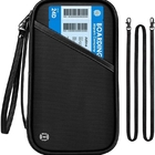 Organizzatore di documenti portatile impermeabile RFID Portafoglio per passaporto da viaggio 9,25 * 5,2 * 0,87 '' fornitore