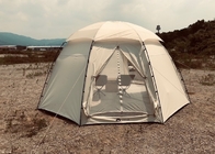 Tenda da campeggio esterno in policottone impermeabile a ottagono con palo a telaio in alluminio 4*4*2.4M fornitore
