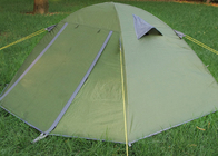 210*110CM Double layer Outdoor Camping Shelter Verde PU Rivestito 190T Trekking Tent fornitore