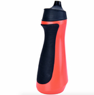 la plastica rossa delle bottiglie di acqua di allenamento 600ml non slitta la boccetta bevente BPA 8.9X8.8X23.7 libero cm fornitore