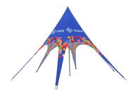 Sublimazione resistente a forma di stella della tenda 600D Oxford 3X3M Singe Pole Fire di pubblicità all'aperto fornitore