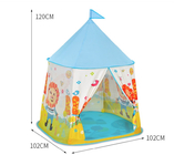 Tenda all'aperto di campeggio Lion Pattern Kids Tepee di stampa pieghevole della Camera del gioco di festival fornitore