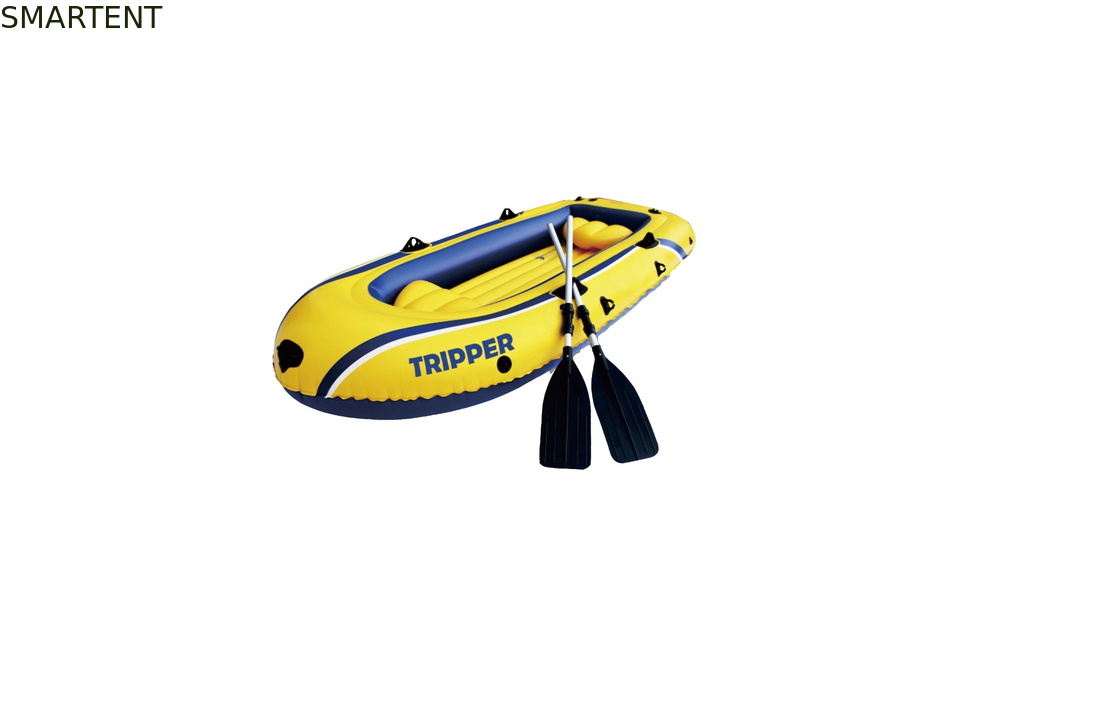 Crogiolo gonfiabile di PVC del gitante giallo della spiaggia, barche gonfiabili della costola per lo sport acquatico fornitore