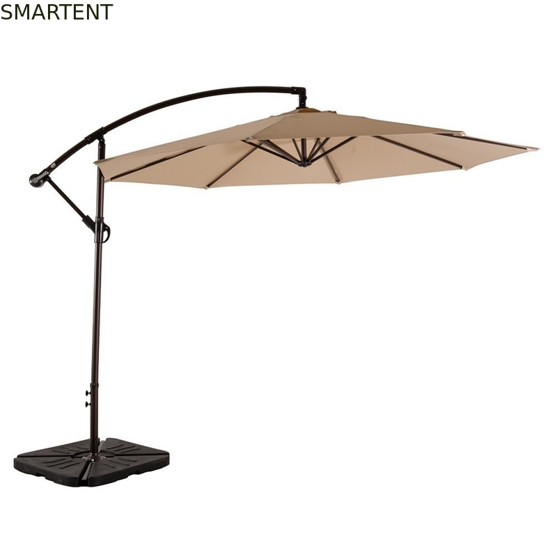 Doppio ombrello 3M Cantilever Parasol Manual del patio del ristorante aperto fornitore