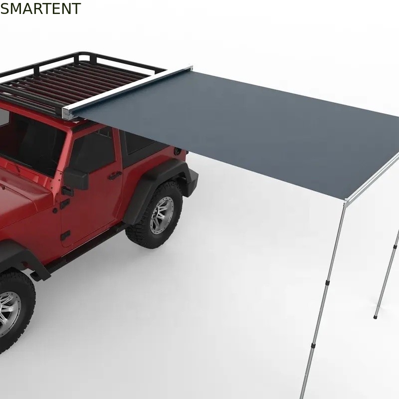 Moderna tenda esterna con tetto superiore 2.5*2.5M 3D Vinyl in rilievo Avvolgimento laterale semiautomatico per auto fornitore