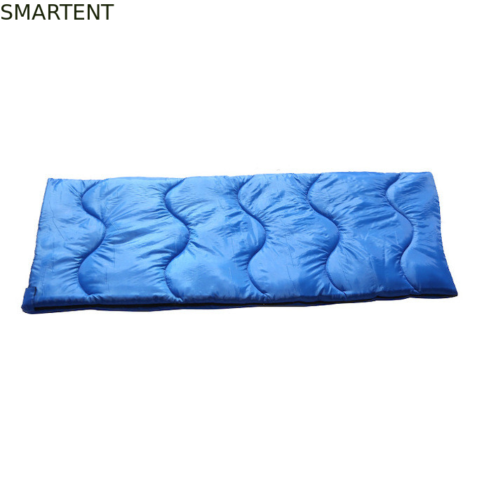 Single Blue Dual Color Waterproof 190T Polyester Envelope Sacchetto da letto 1.8KG 400GSM fornitore