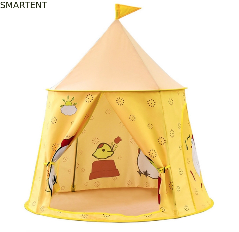 Bambini all'aperto delle tende di campeggio di piccolo del poliestere pop-up del tepee che giocano Camera H120XD116cm fornitore