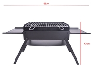 Il barbecue di acciaio al cromo del peso leggero 45*30*30cm griglia le griglie di campeggio portatili del barbecue fornitore