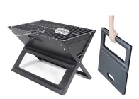 Pressa meccanica di campeggio fresca d'acciaio nera che timbra la griglia di 45cm Dia Portable Folding Charcoal Barbecue fornitore