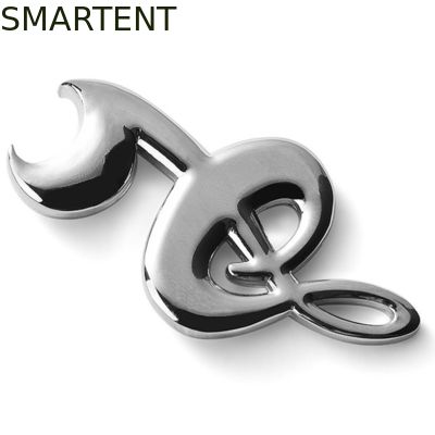 Acquistare Progettazione in lega di zinco di placcaggio d'argento delle note di musica delle apribottiglie 73*40mm del metallo fabbricazione online