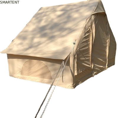 Tende da campeggio all'aperto Tenda gonfiabile a prova di pioggia di cotone beige addensato per campeggio in famiglia e avventure all'aperto fornitore