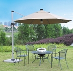 Parasole telecomandato del patio dell'ombrello della spiaggia dell'ombrello doppio 150cm di alluminio del parasole fornitore