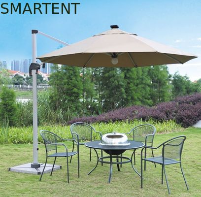 Acquistare Parasole telecomandato del patio dell'ombrello della spiaggia dell'ombrello doppio 150cm di alluminio del parasole fabbricazione online