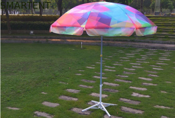 Acquistare Parasole a 48 pollici del poliestere 190T del multi di colore di 120CM del patio della spiaggia ombrello del parasole fabbricazione online