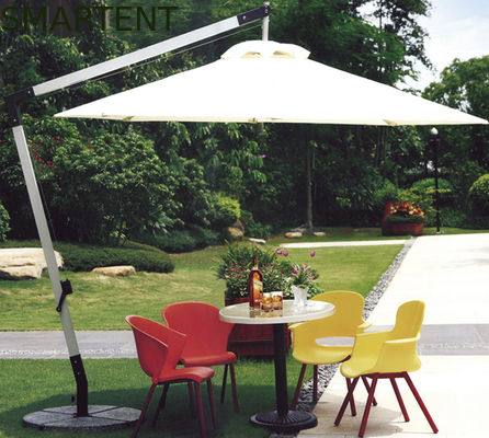 Acquistare ombrello di derivazione rotondo dell'ombrello di 2.5M Beige Double Patio una base girante da 360 gradi fabbricazione online