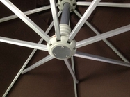 ombrello di derivazione rotondo dell'ombrello di 2.5M Beige Double Patio una base girante da 360 gradi fornitore