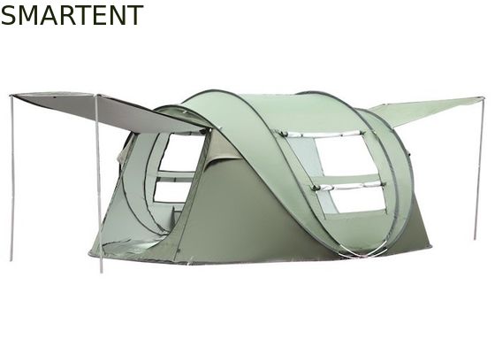 Acquistare Tenda da campeggio con schermo panoramico traspirante verde 190T PU rivestita in poliestere pop up per attività all'aria aperta fabbricazione online