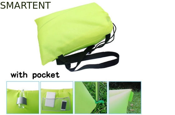 Acquistare Neon all'aria aperta Ripstop impermeabile Nylon 260x70cm Sacchetti da letto da montagna Divano gonfiabile da spiaggia fabbricazione online