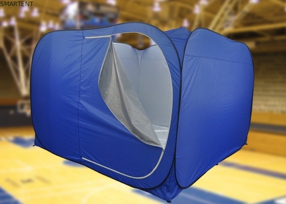 Tende da campeggio all'aperto 300*300*200CM Apri velocemente Tende di rilievo automatiche in argento rivestite 190T di poliestere blu fornitore