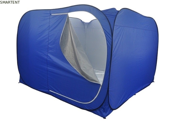 Tende da campeggio all'aperto 300*300*200CM Apri velocemente Tende di rilievo automatiche in argento rivestite 190T di poliestere blu fornitore