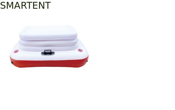 Acquistare Rosso bianco della spiaggia del PVC della mobilia all'aperto gonfiabile gonfiabile del dispositivo di raffreddamento 0.40mm fabbricazione online