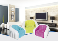 Sedia gonfiabile colorata di stupore del sofà che si affolla il PVC all'aperto gonfiabile 74X74X64Cm della mobilia fornitore