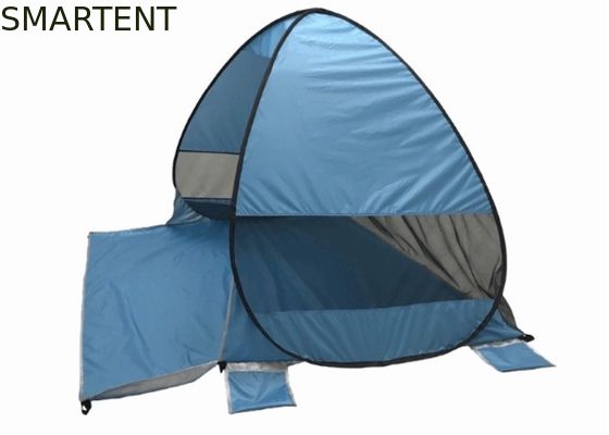 Acquistare 200x165x130CM 190T Tenda da spiaggia pop-up in poliestere blu Parasole da campeggio all'aperto fabbricazione online