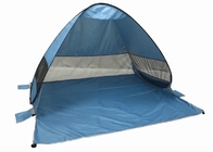 200x165x130CM 190T Tenda da spiaggia pop-up in poliestere blu Parasole da campeggio all'aperto fornitore
