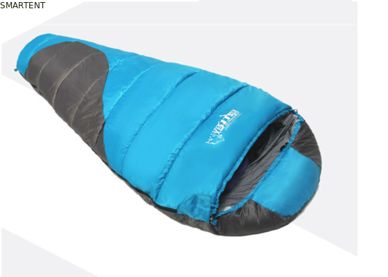 Polyester 210T 215*75CM rivestito a doppio colore per esterni 90% di anatra per riempire i sacchetti da letto di montagna fornitore