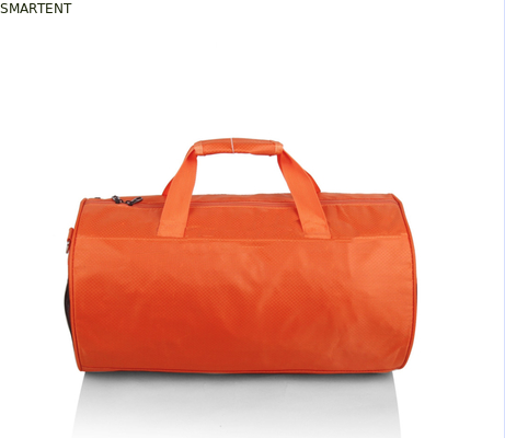 45*25cm Peso leggero per esterni colore arancione impermeabile rivestito in poliestere Oxford Barrel Travel Bags fornitore