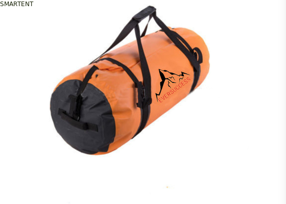 Borsa da viaggio impermeabile di colore arancio grande da 60L Borsa da viaggio impermeabile di colore arancio grande da 60L Borsa da viaggio sportiva da 600D Borsa da cuffia per sport fornitore