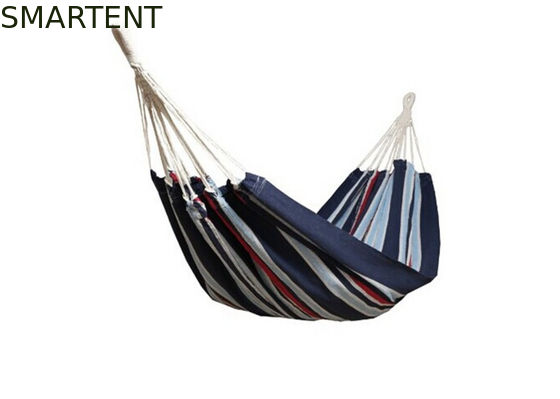 Acquistare Il portatile all'aperto di viaggio piega l'amaca di campeggio della corda del cotone del tessuto di Heacy Cancas della singola persona fabbricazione online