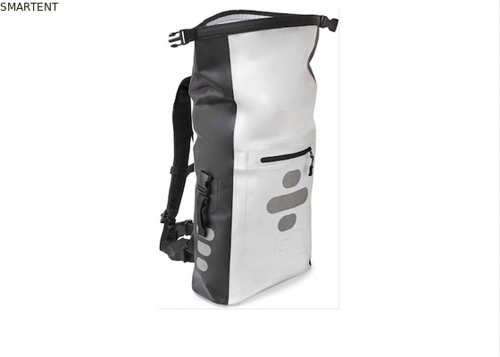 34x18x62.5CM Dual Color Custom Dry Backpack High Density 500D PVC Tarpaulin Sacchetti di viaggio impermeabili fornitore
