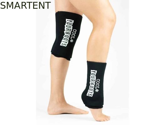 Acquistare elastam nero riutilizzabile Lycra di sport di 25x11CM del poliacrilammide del gel della manica fresca su ordinazione del ghiaccio fabbricazione online