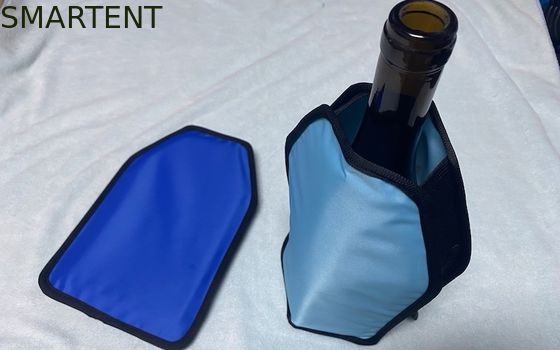 Acquistare L'anti bottiglia fresca di congelamento del gel del vino di colore blu raffredda i dispositivi di raffreddamento 23 x 16cm fabbricazione online