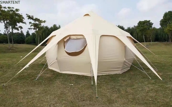 baldacchino di campeggio all'aperto di Glamping del cotone di 285G  Tent Waterproof PU3000MM fornitore