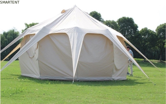 baldacchino di campeggio all'aperto di Glamping del cotone di 285G  Tent Waterproof PU3000MM fornitore