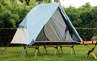 Letto di campo all'aperto di piegatura della culla delle tende di campeggio di Oxford del poliestere blu 210D 200X120X95CM fornitore