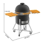 Metallo all'aperto Shell Kamado Charcoal Barbecue Grill d'acciaio a 22 pollici fornitore