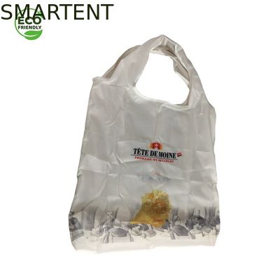 Acquistare Colore bianco di stampa su ordinazione del sacchetto della spesa amichevole degli accessori RPET 210T di 44CM X di 60 Eco fabbricazione online