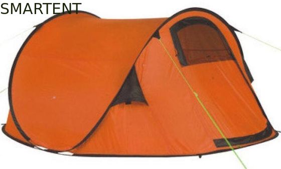 Acquistare 180X235X100CM Custom Outdoor impermeabile rivestito 190T poliestere 3 persone Pop Up Camping Tent fabbricazione online
