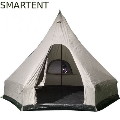 Acquistare Tenda di riparo di campeggio della piramide all'aperto di 360 x di 360 X di 280CM con 1 - 2 ventilazione Windows fabbricazione online