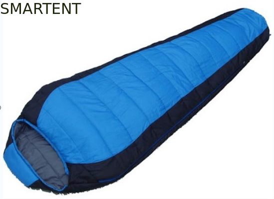 Acquistare sacchi a pelo impermeabili arancio neri su ordinazione della montagna di viaggio del poliestere 190T di 230x80x50CM fabbricazione online