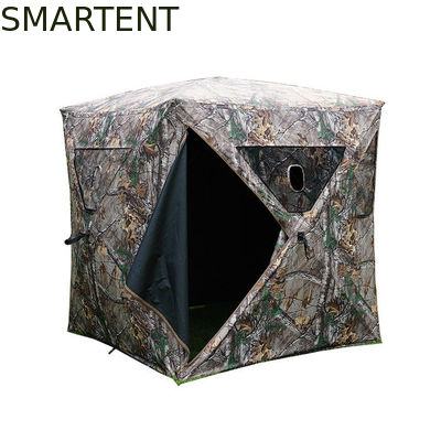 Acquistare L'unità di elaborazione del camuffamento ha ricoperto la tenda di caccia impermeabile del poliestere 210D Windows 1 - 2 persone 147*147*170CM fabbricazione online