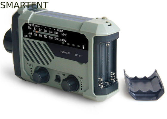 Acquistare Portable LED Torcia a luce solare NOAA radio meteorologico per il campeggio fabbricazione online