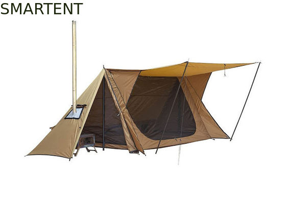 Acquistare 500*220*160CM Tenda da campeggio all'aperto Ultra Light Waterproof Polyester Four Seasons Shelter fabbricazione online