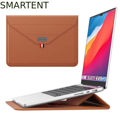 Acquistare Fashion Luxury Brown PU Laptop Liner Case Sleeve Bag per professionisti in movimento fabbricazione online